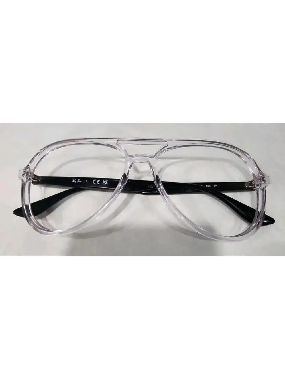 Ray-Ban RB4375 Clear Black Sunglasses Frame Only Read
